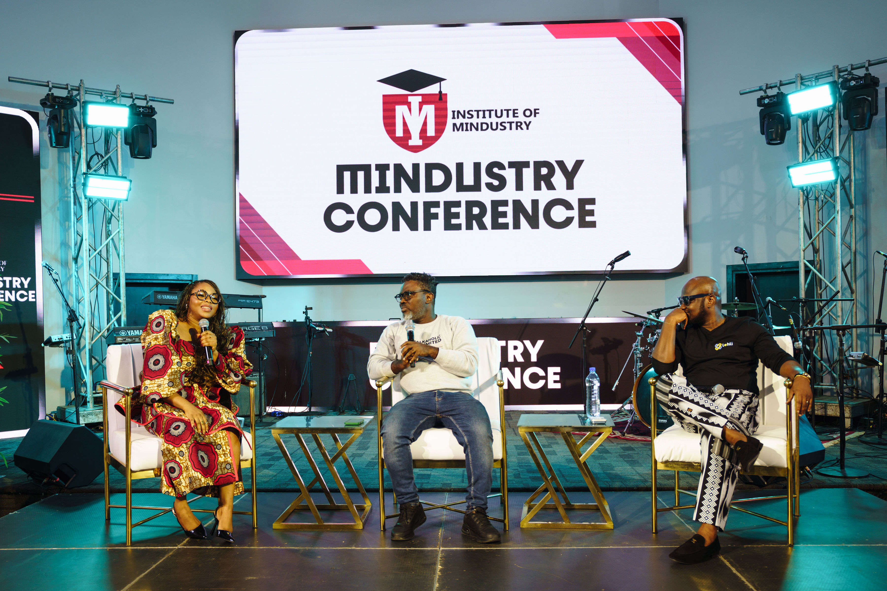 Panel discussion on stage